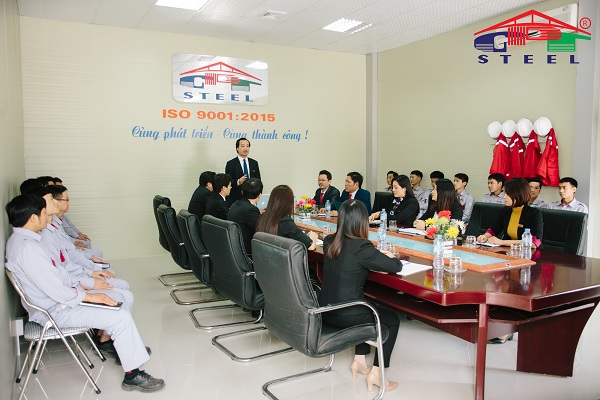 CPT Steel đang tích cực chuẩn bị chuyển đổi và nâng cấp hệ thống tiêu chuẩn ISO 9001:2008 lên ISO 9001:2015